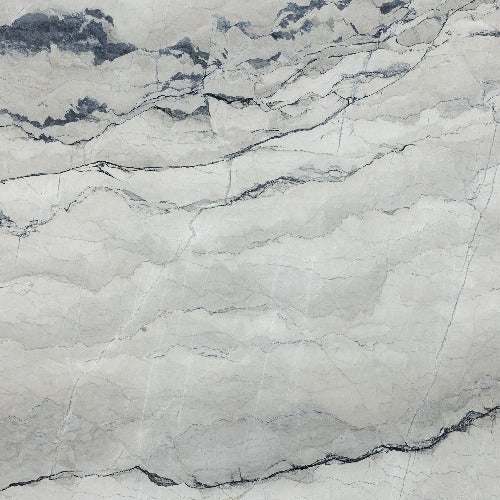 Artistic Tile Bianco Nuvoloso Marble Slab 3/4" Polished Stone