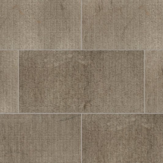Artistic Tile Textura Grey Foussana Limestone Field Tile 9" x 18"